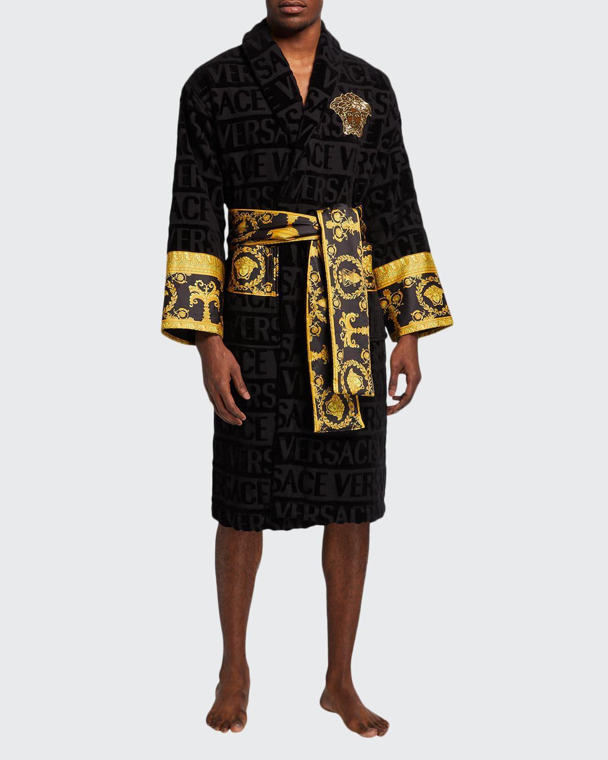 Mens Medusa Logomania Robe Product Image