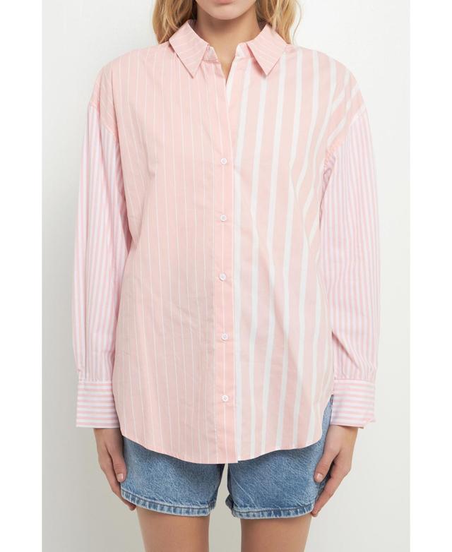 English Factory Womens Mixed Stripe Shirt Product Image