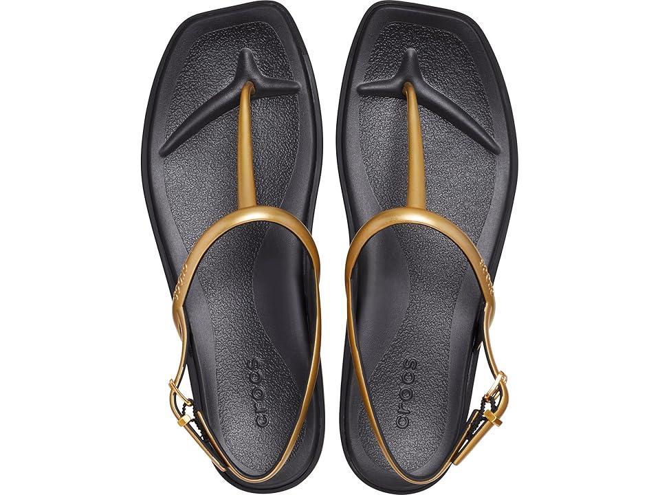 Crocs Miami Thong Sandals (Metallic ) Women's Sandals Product Image