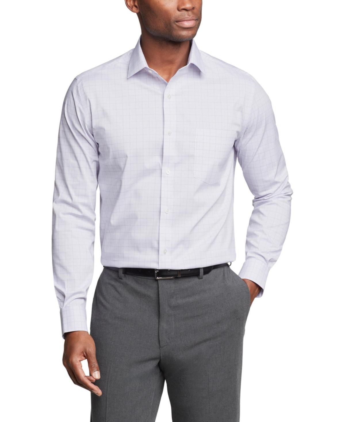 Van Heusen Mens Regular Fit Ultra Wrinkle Resistant Flex Collar Dress Shirt Product Image