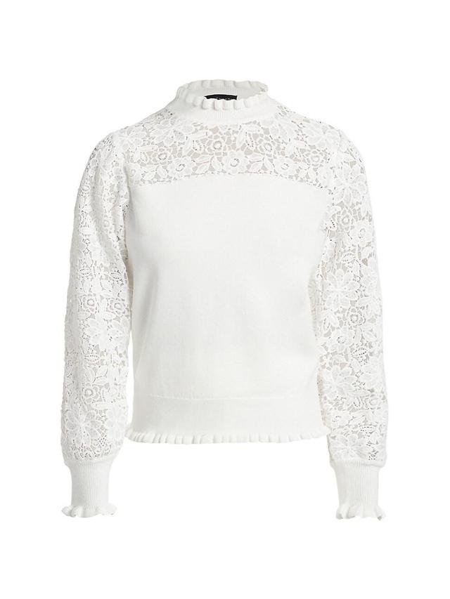 Womens The Felicity Crochet Sweater Product Image