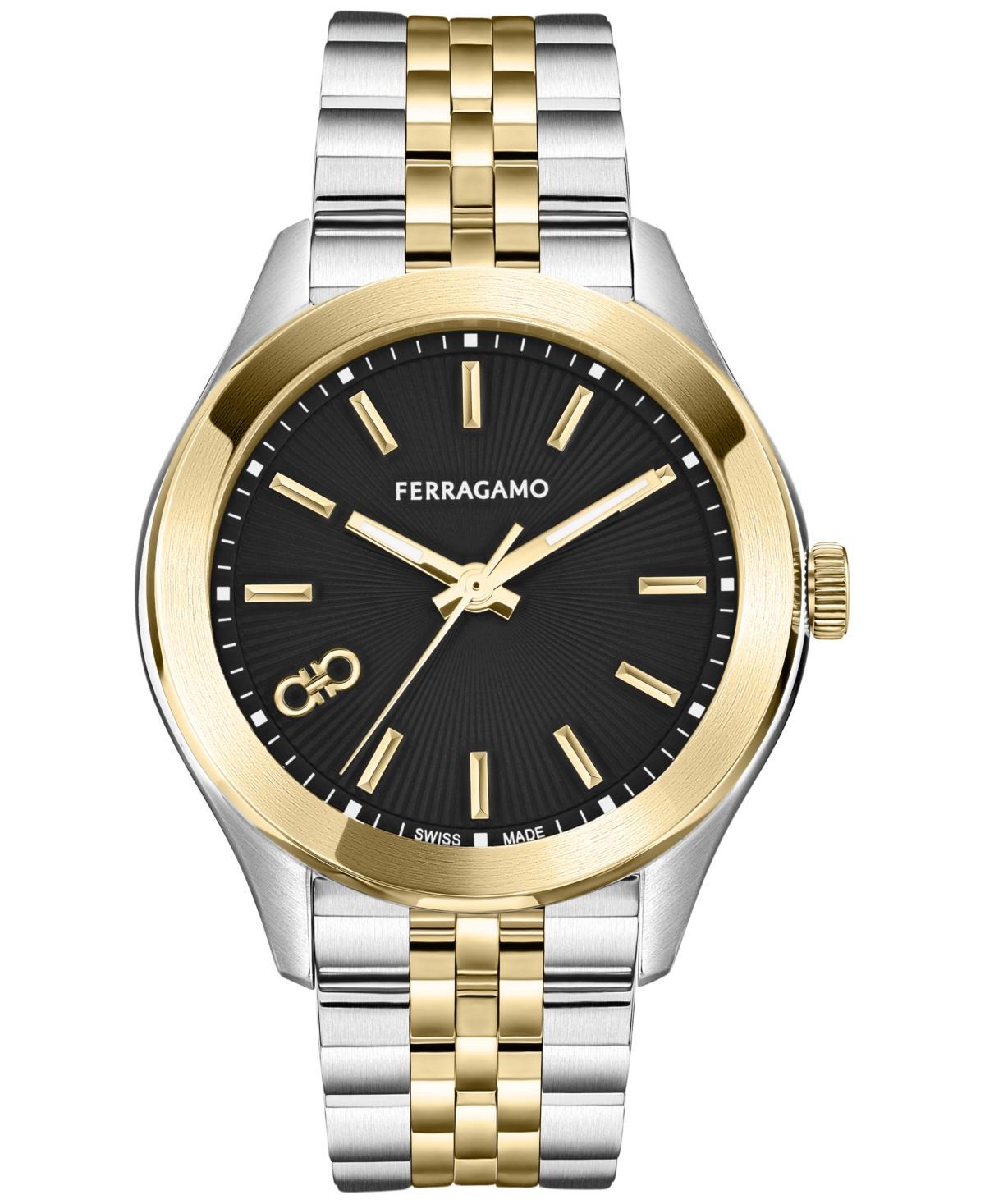 Ferragamo Womens Swiss Two-Tone Stainless Steel Bracelet Watch 38mm - Two Tone Product Image