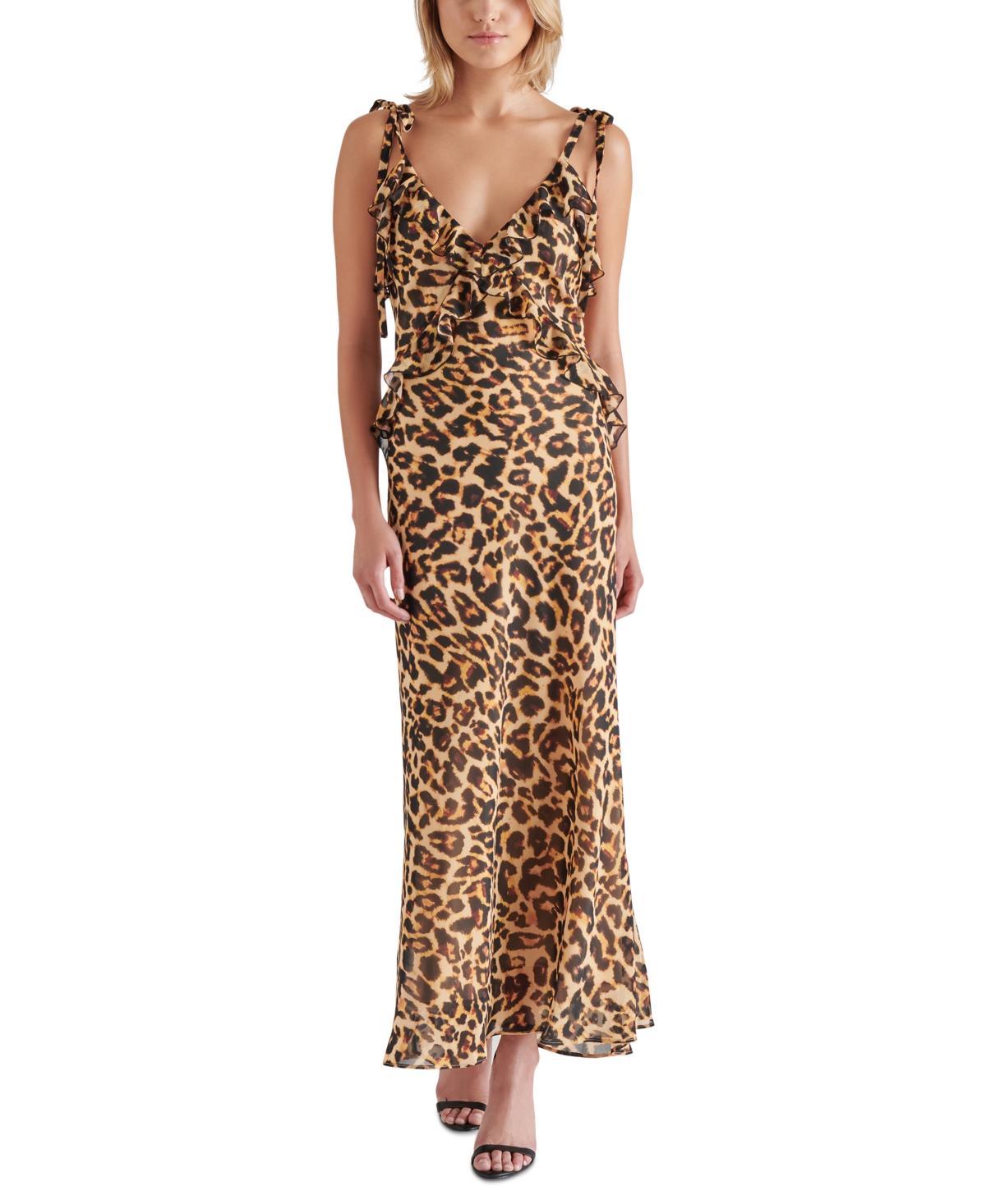 Steve Madden Womens Adalina Tie-Shoulder Maxi Dress Product Image