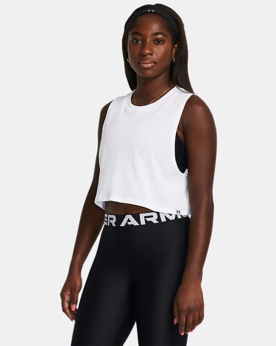 Womens UA Campus Crop Tank Product Image