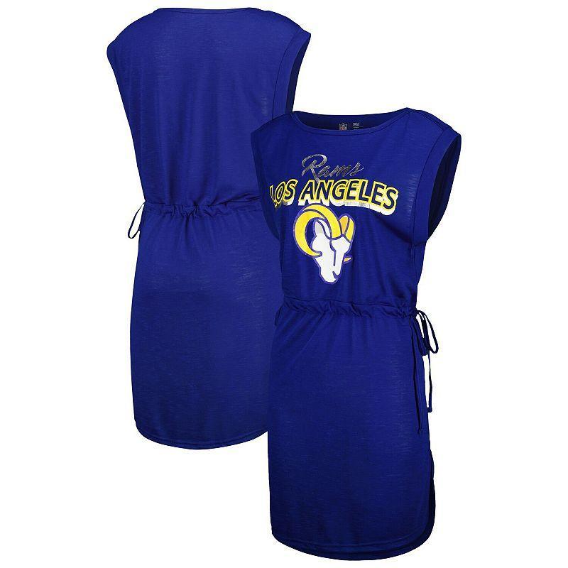 Womens G-III 4Her by Carl Banks Royal Los Angeles Rams G.O.A.T. Swimsuit Cover-Up Product Image