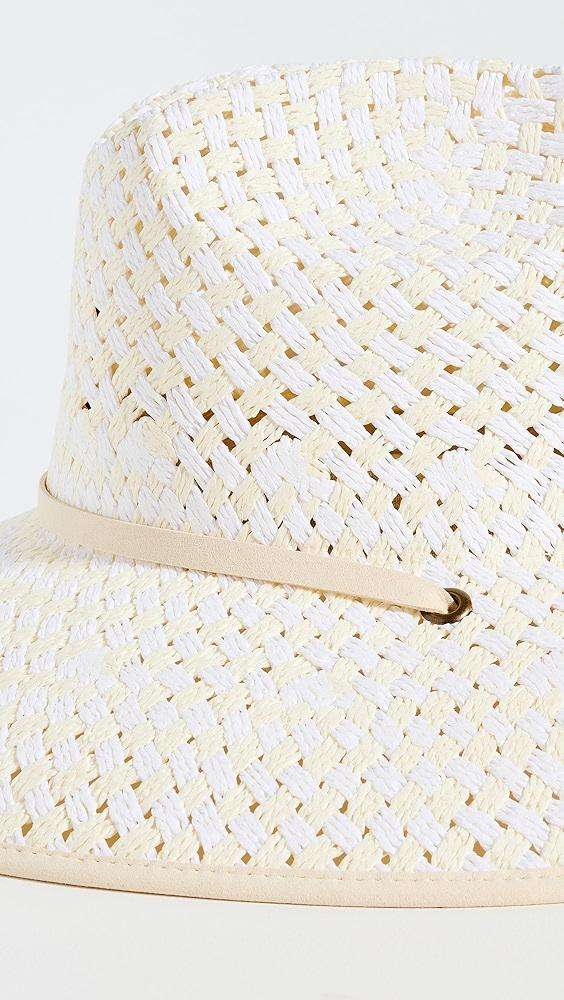 Lele Sadoughi Straw Checkered Hat | Shopbop Product Image