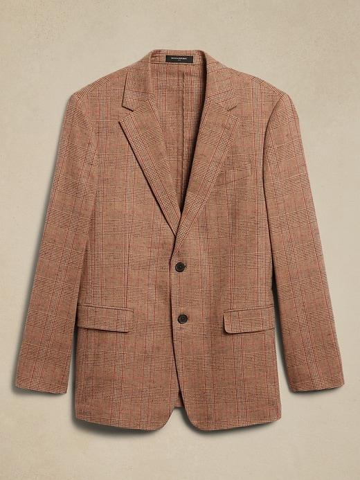 Tailored-Fit Linen-Blend Jacket Product Image