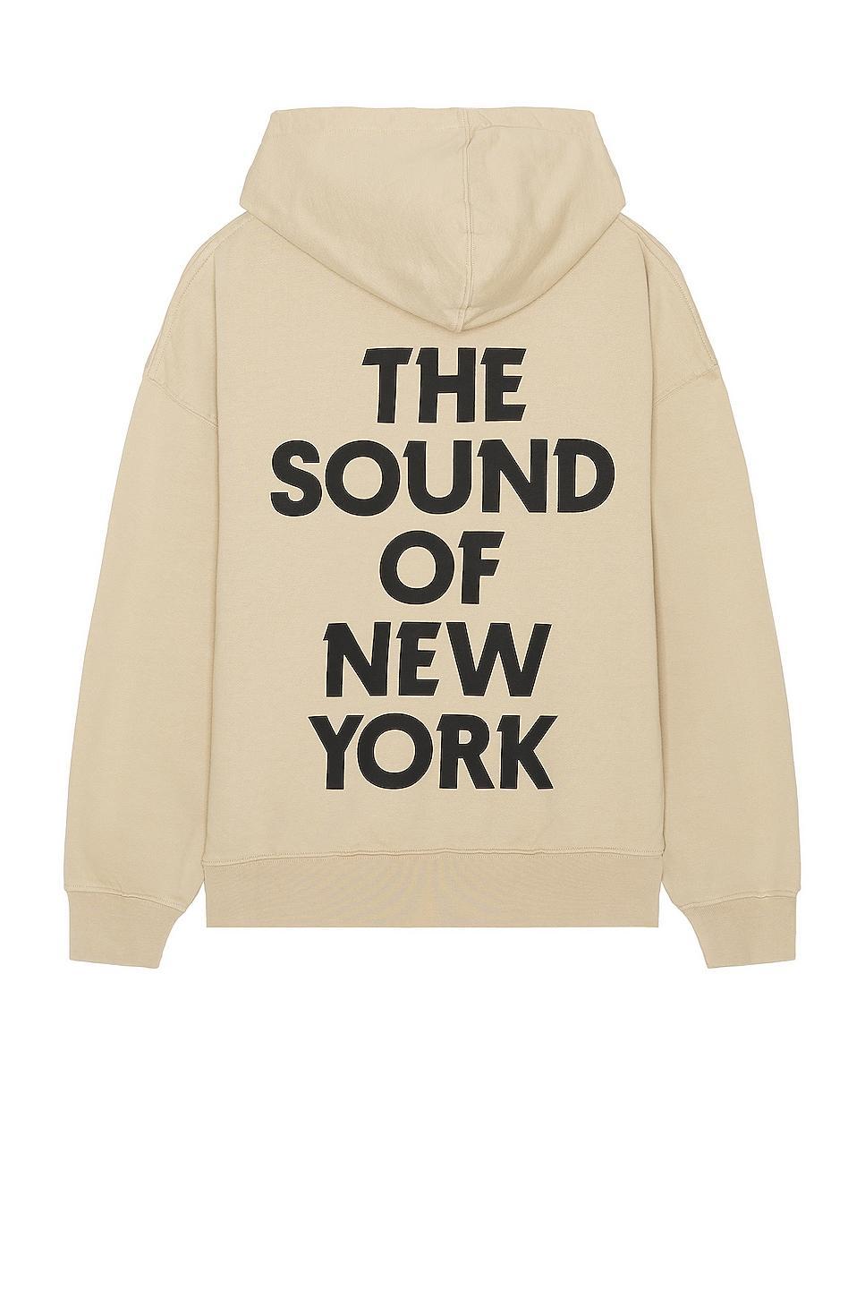 SATURDAYS NYC Warren Sound Of Ny Hoodie in Classic Khaki - Brown. Size XL/1X (also in ). Product Image