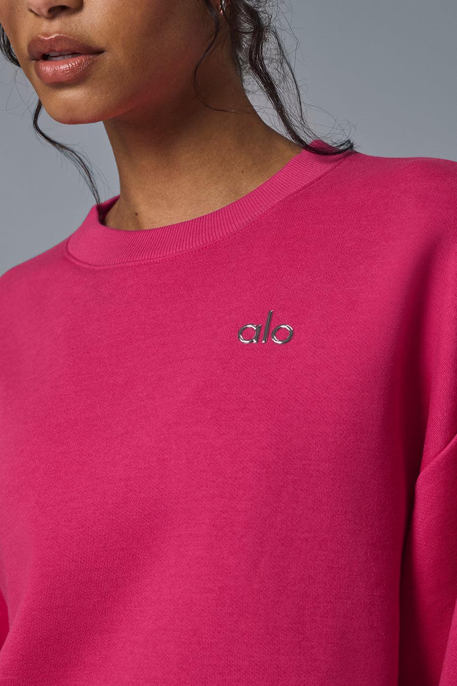 Accolade Crew Neck Pullover - Pink Summer Crush Female Product Image