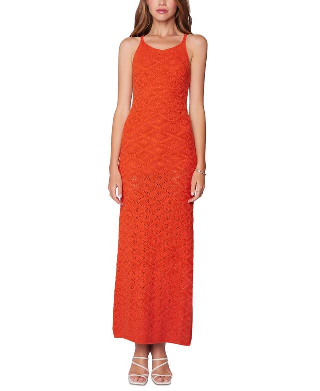 Lost + Wander Womens Zinnia Crochet Halter Dress Product Image