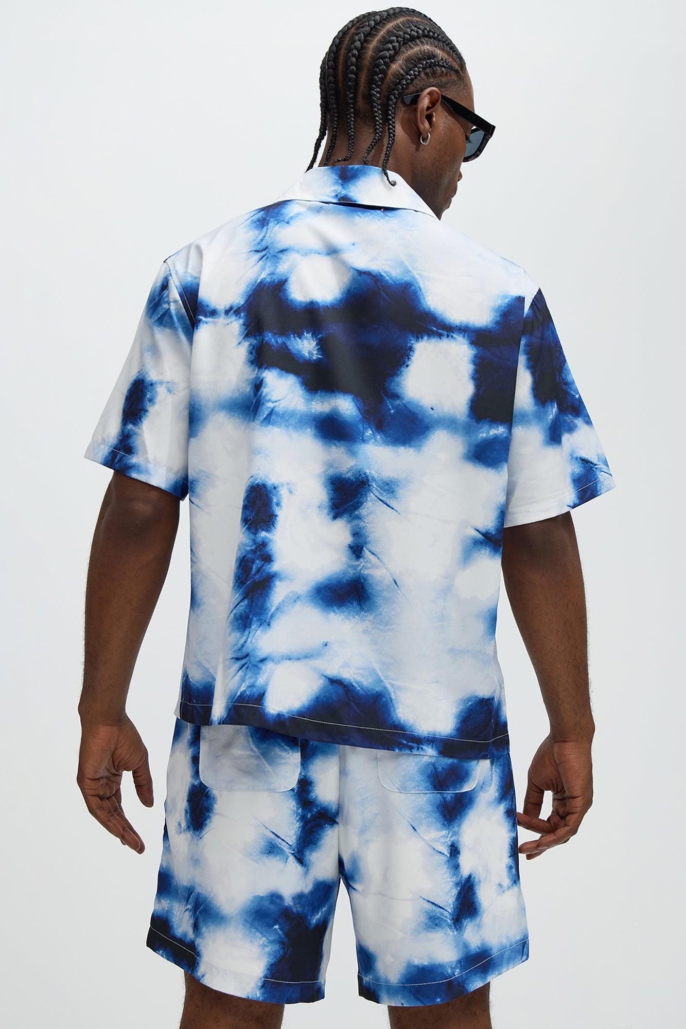 Barclay Tie Dye Shirt - Blue/combo Product Image