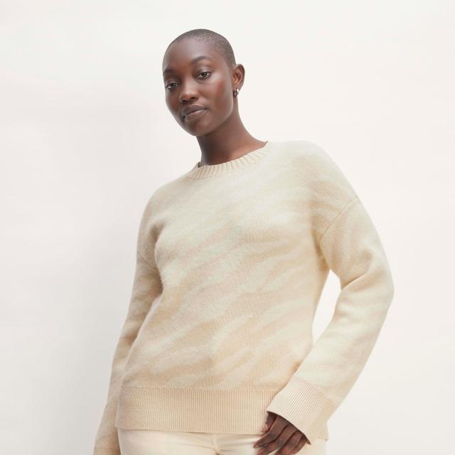 Alpaca Tiger Jacquard Crewneck by Everlane Product Image