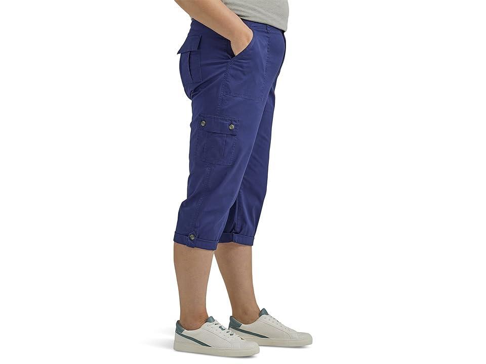 Plus Size Lee Flex-To-Go Cargo Capri Pants, Womens Product Image