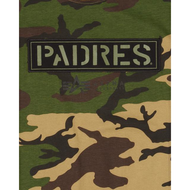 Alpha Industries X San Diego Padres Camo T-Shirt Male Product Image