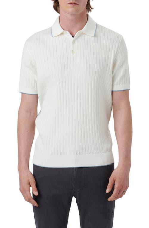 Mens Three-Button Polo Sweater Product Image