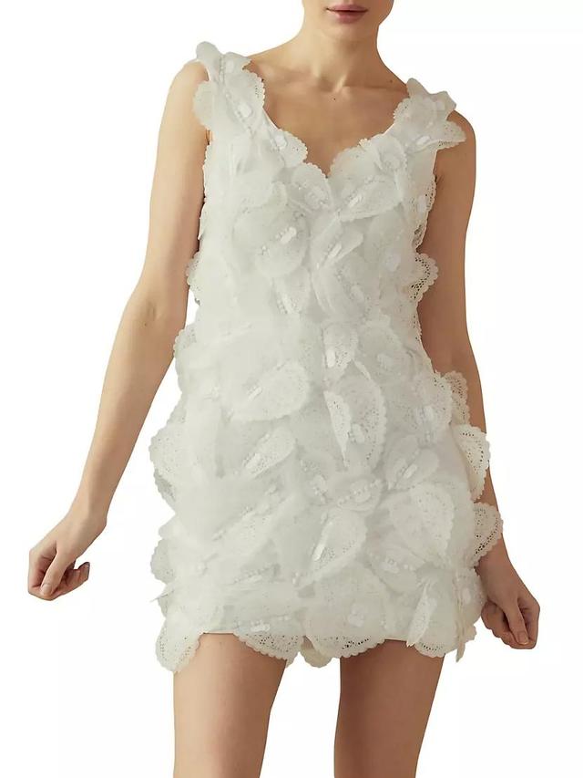 Womens Organza Hearts Minidress Product Image