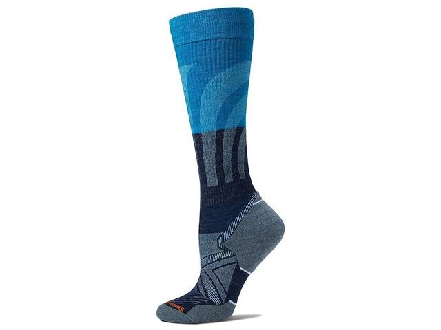 Smartwool Run Targeted Cushion Compression Over-the-Calf (Deep ) Women's No Show Socks Shoes Product Image