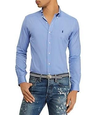 Polo Ralph Lauren Slim Fit Long Sleeve Poplin Button Down Shirt Product Image