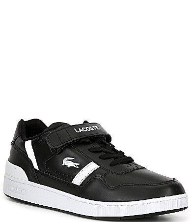 Lacoste Mens T-Clip Leather Retro Sneakers Product Image