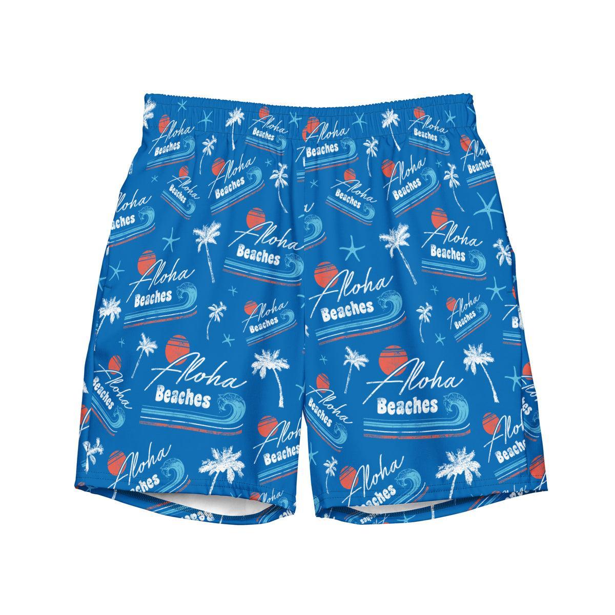 Aloha Beaches - Swim Trunks - T-Shirt Product Image