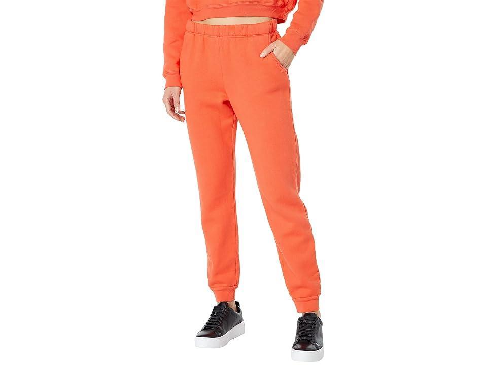 MONROW Heavy Fleece Joggers (Electric Coral) Women's Casual Pants Product Image