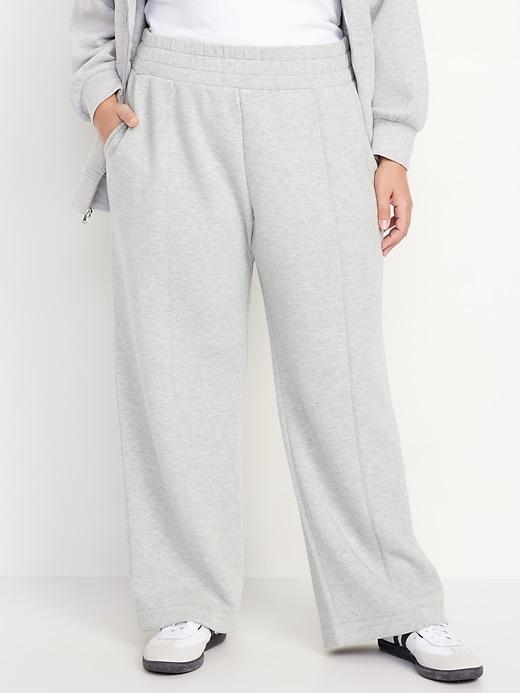 High-Waisted Bounce Fleece Wide-Leg Pants Product Image