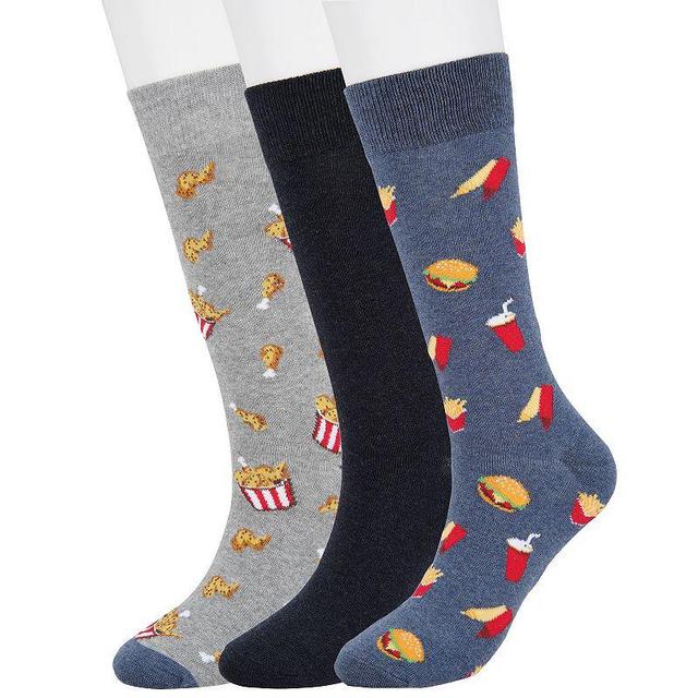 Mens Sonoma Goods For Life 3-pack Mixed Novelty Socks Product Image