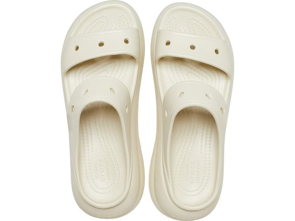 Crocs Womens Crocs Classic Crush Sandals - Womens Shoes Bone Product Image