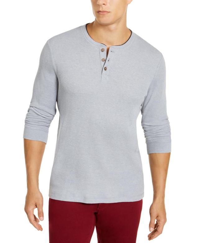 Club Room Mens Thermal Henley Shirt, Created for Macys Product Image