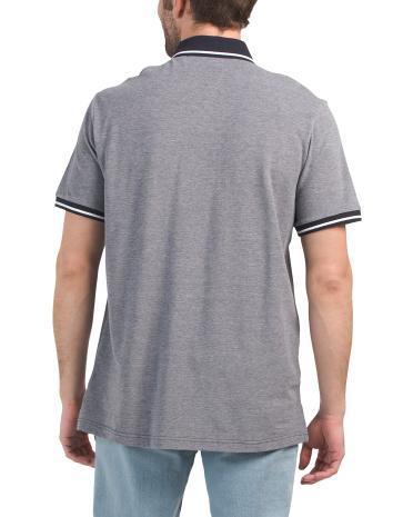 Birdseye Pique Premium Tipped Polo T-shirt for Men | Cotton Product Image