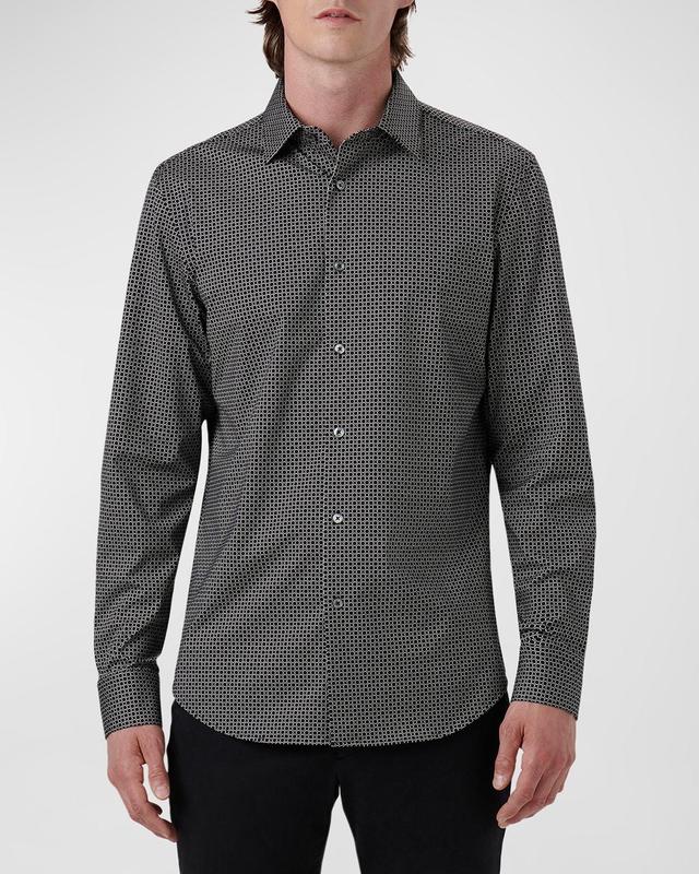 Bugatchi James OoohCotton Geometric Print Button-Up Shirt Product Image