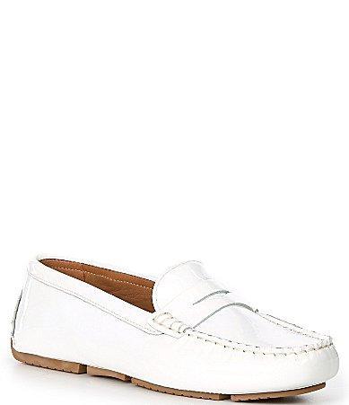 Flag LTD. Womens Morgan Patent Leather Penny Loafer Moccasins Product Image