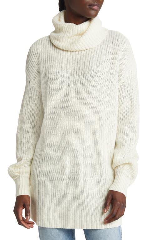 VERO MODA Sayla Cowl Neck Tunic Sweater Product Image