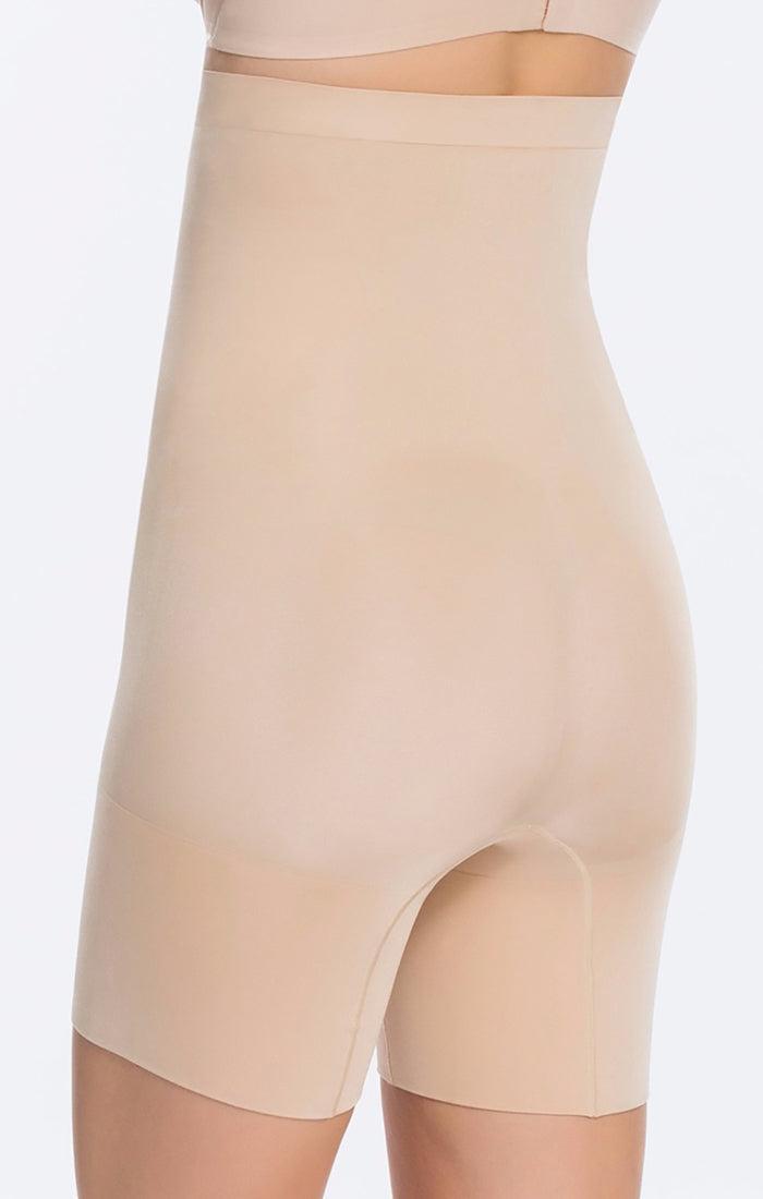 SPANX OnCore High-Waisted Mid-Thigh Short ~ Soft Nude Product Image