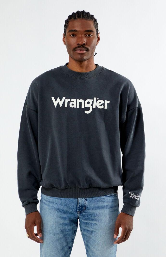 Wrangler Men's x PacSun Logo Crew Neck Sweatshirt Product Image