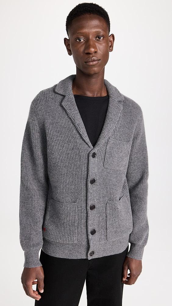 Alex Mill Ribbed Cardigan in Cashmere | Shopbop Product Image