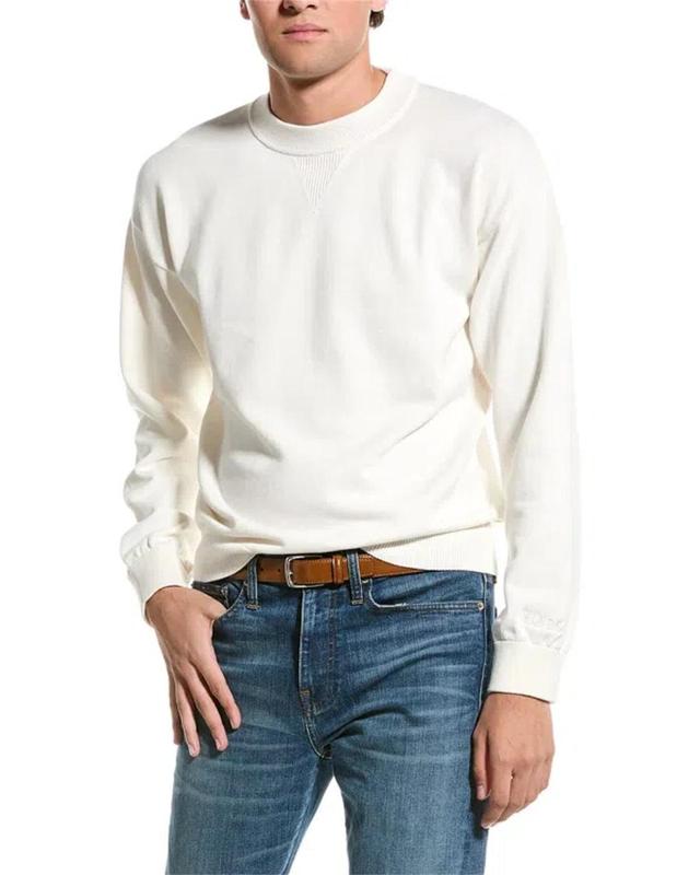 HUGO BOSS Swart Sweatshirt In White Product Image