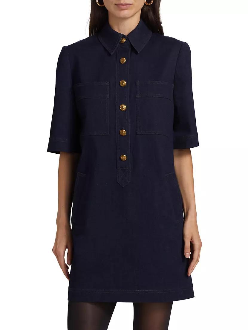 Womens Koulis Stretch-Denim Minidress Product Image