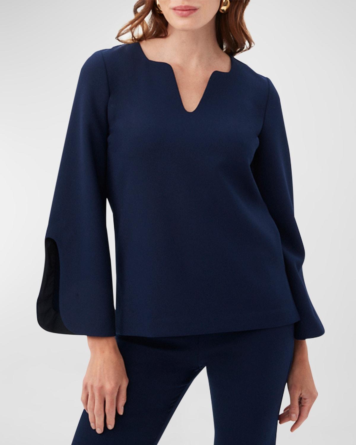 Womens Fathom Bell-Sleeve Top Product Image