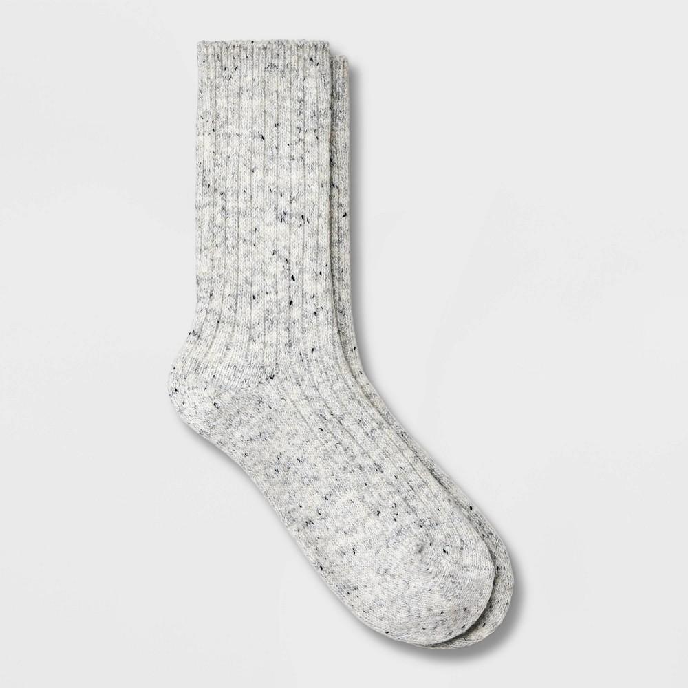 Womens Flecked Ribbed Super Soft Crew Boot Socks - Universal Thread 4-10 Product Image