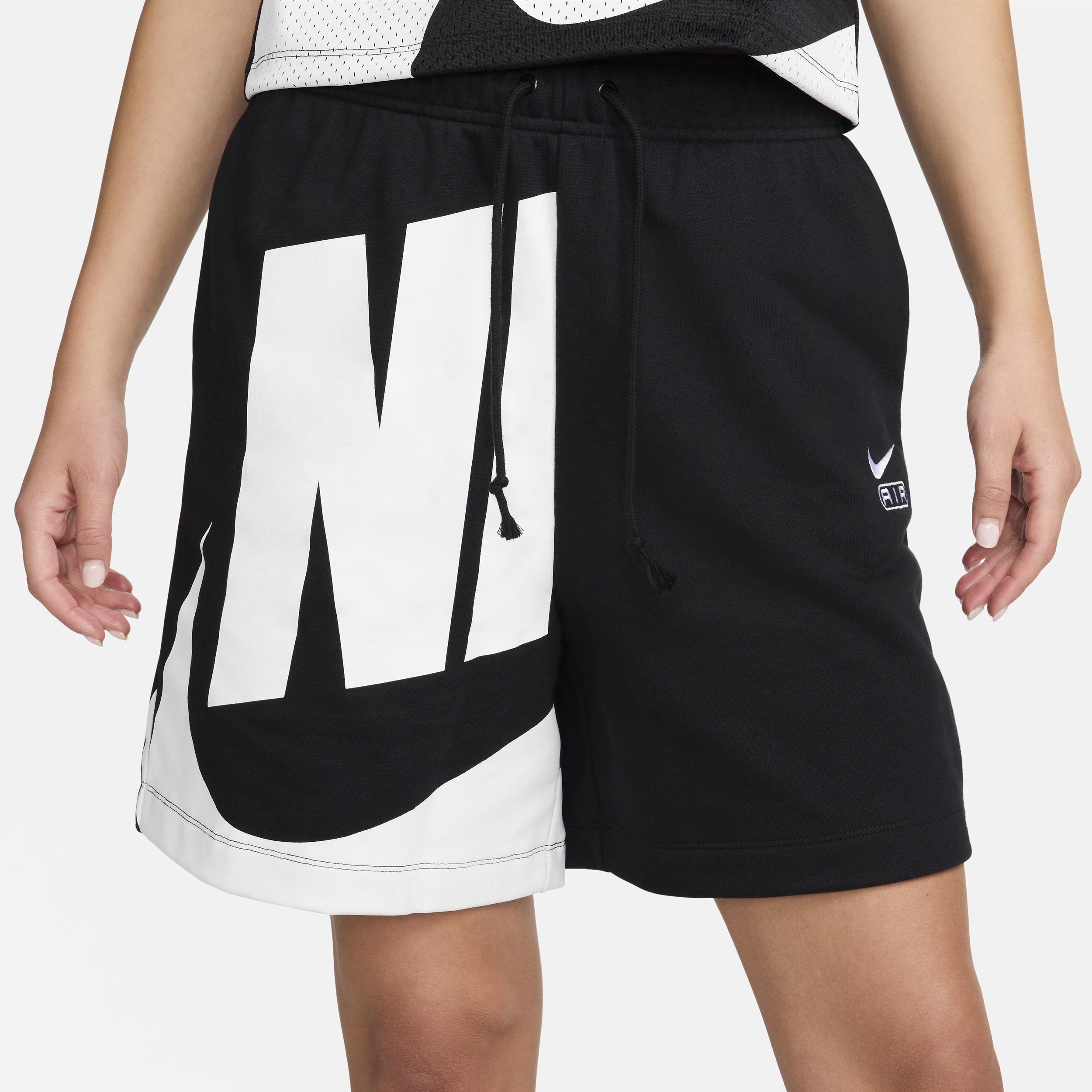 Nike Womens Air Mid-Rise 6 French Terry Shorts Product Image