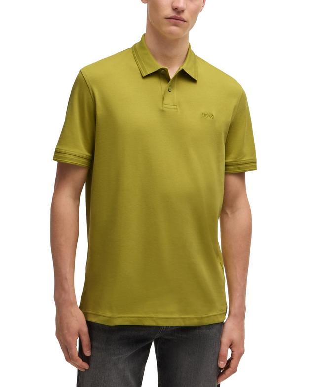 Boss by Hugo Boss Mens Logo Print Polo Shirt Product Image