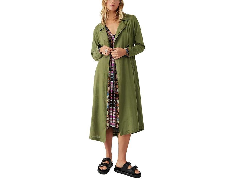 Free People Rae Duster (Washed ) Women's Clothing Product Image