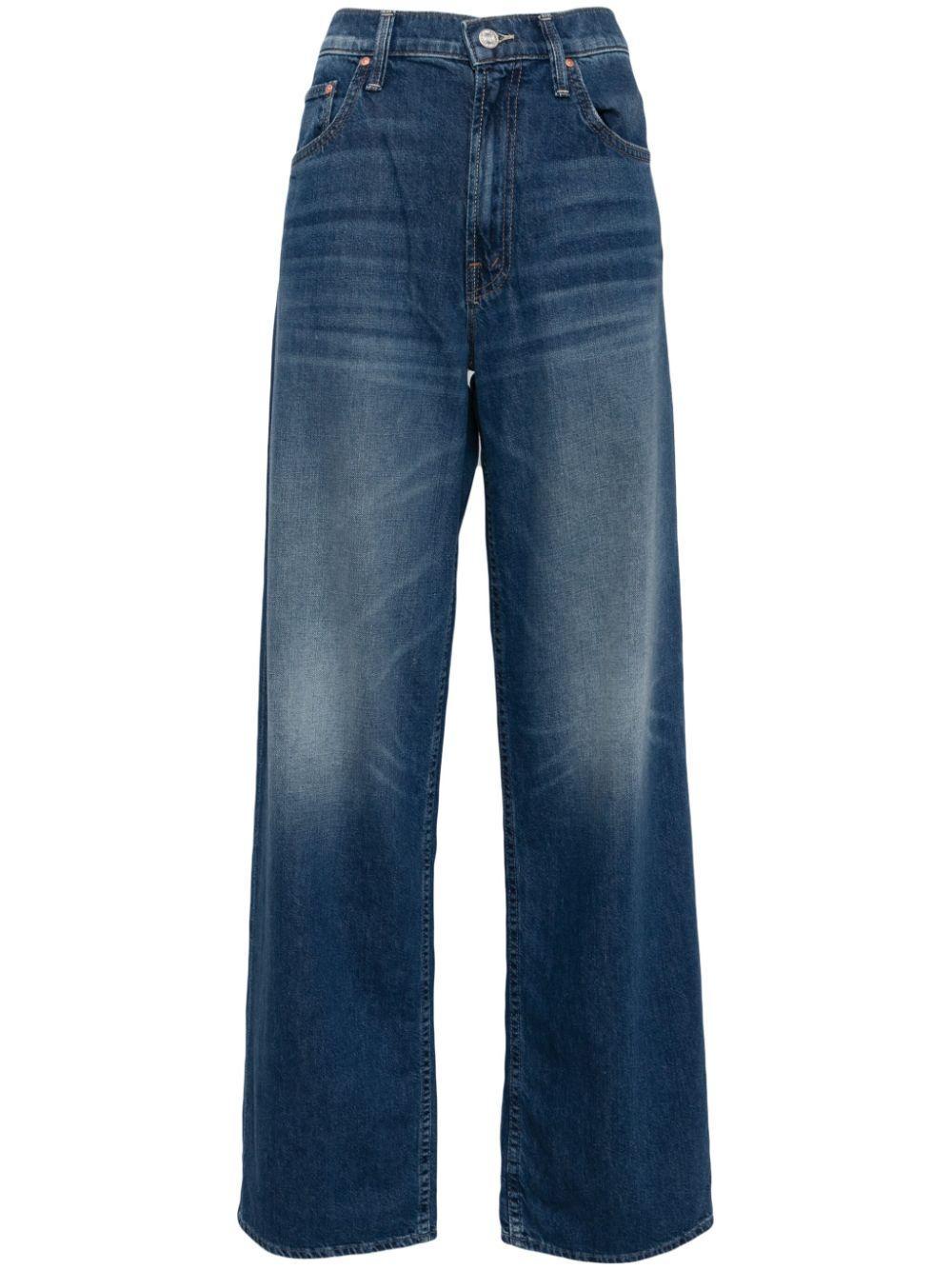 Wide-leg Denim Jeans In Blue product image