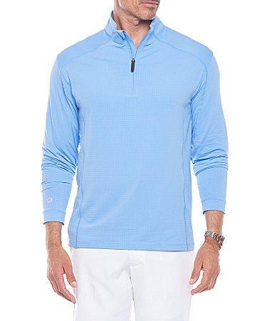 IBKUL Long-Sleeve UPF Mockneck Pullover Product Image