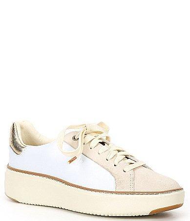 Womens Topspin Low-Top Leather Sneakers Product Image