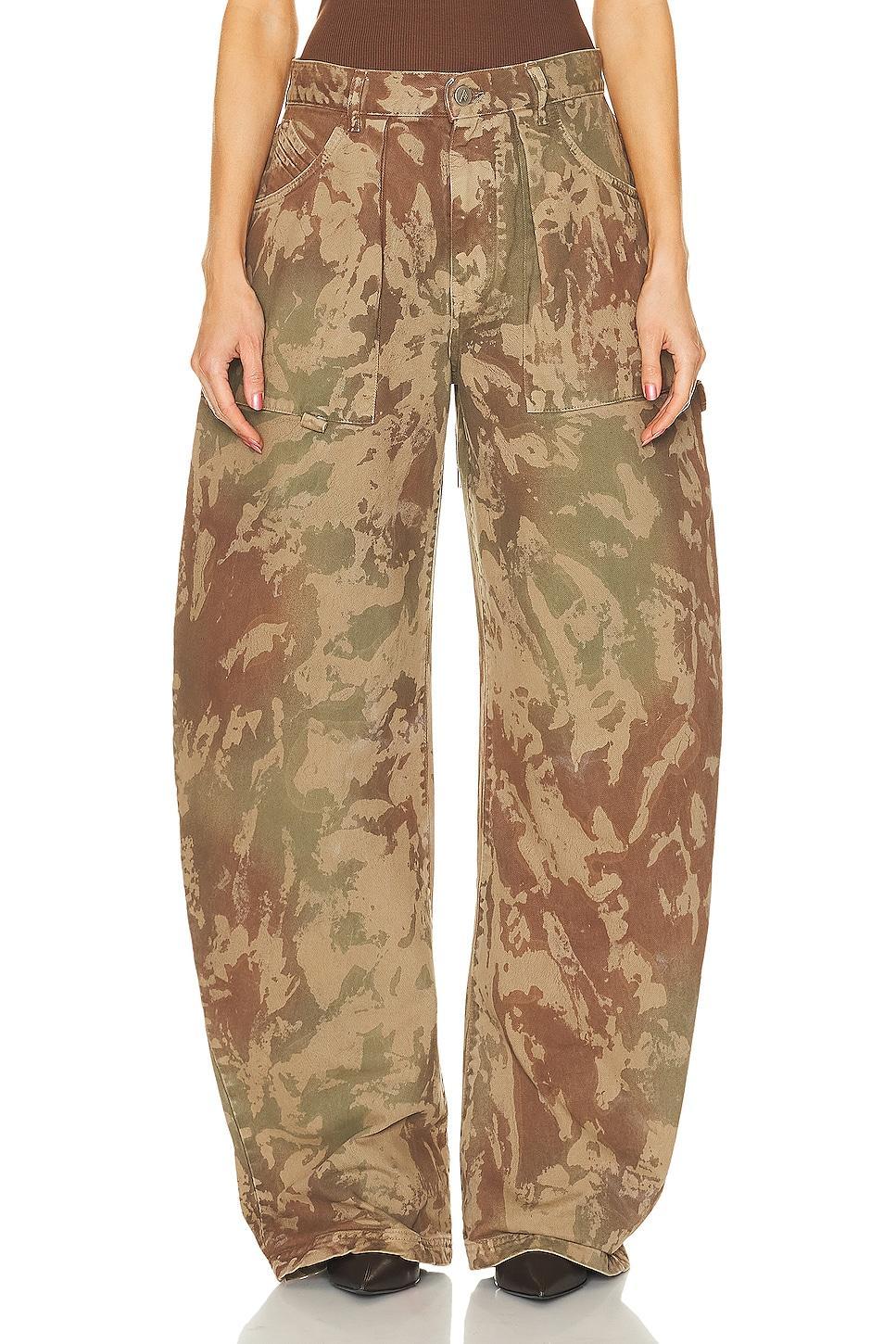 THE ATTICO Effie Long Pant in Brown Product Image