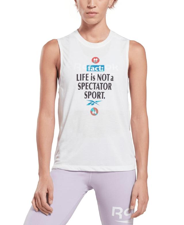 Reebok Womens Athlete Vector Graphic Tank Top Product Image