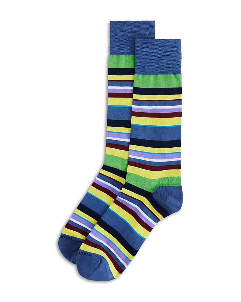 Marcoliani Pima Cotton & Nylon Multi Stripe Socks Product Image