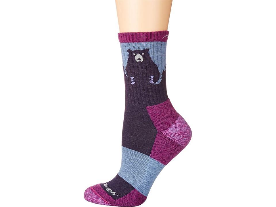 Darn Tough Vermont Bear Town Micro Crew Light Cushion Women's Crew Cut Socks Shoes Product Image